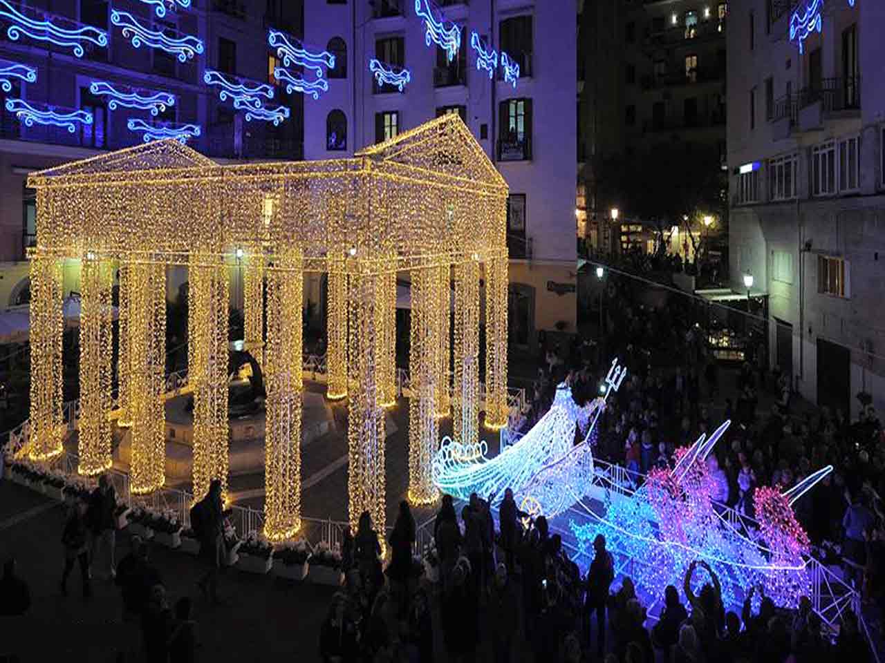Luci d'Artista a Salerno - Dove andare per il ponte dell'Immacolata.