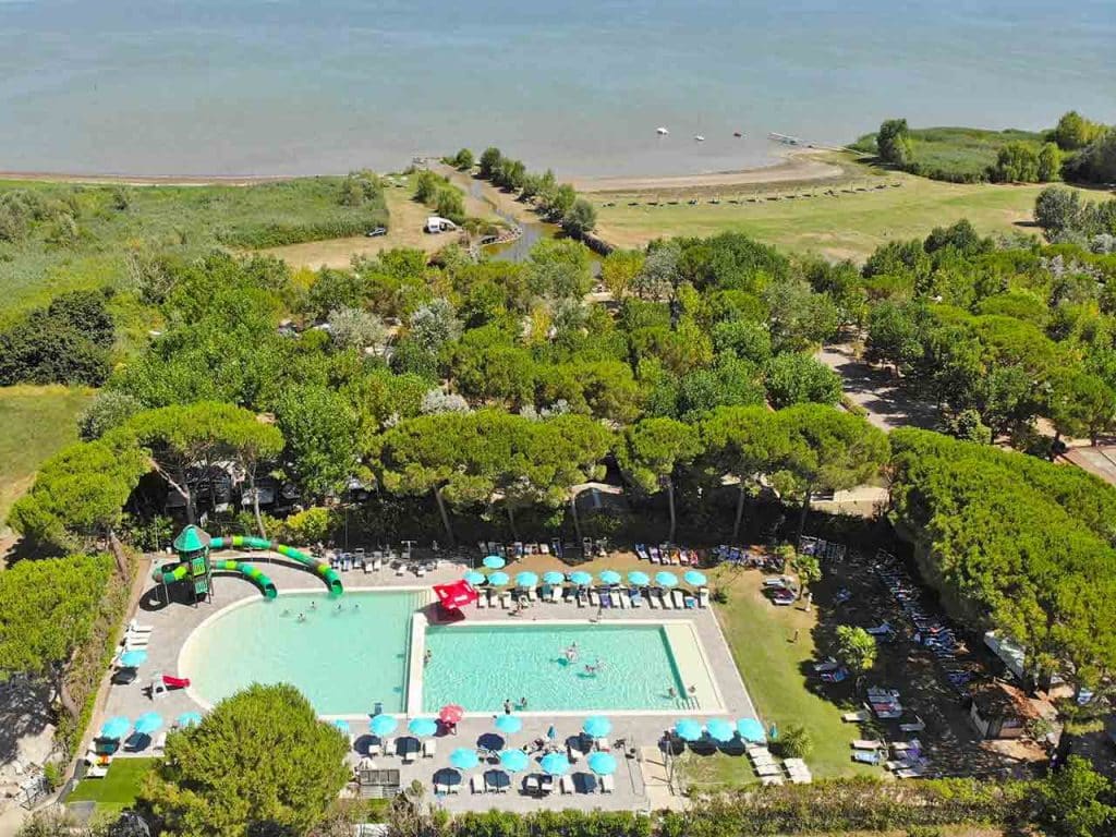 Il Badiaccia Camping Village a Castiglione del Lago, uno dei campeggi sul Lago Trasimeno da non perdere suggeriti dal PLEINAIRCLUB.