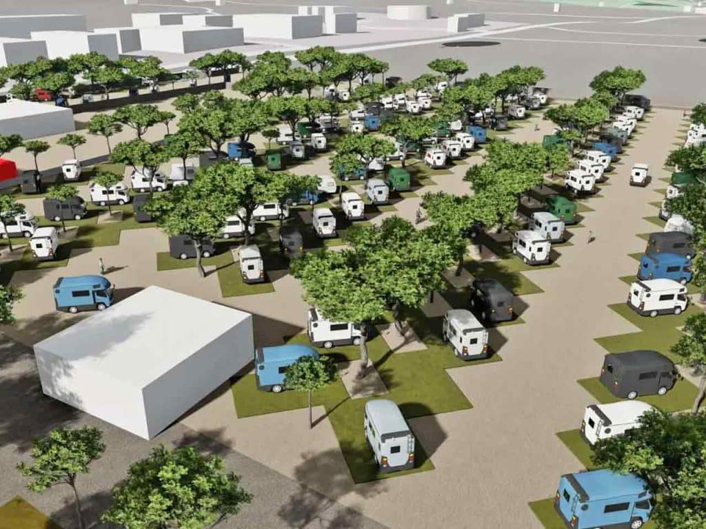 Render del camping Baia Holiday La Gallura, di prossima apertura.