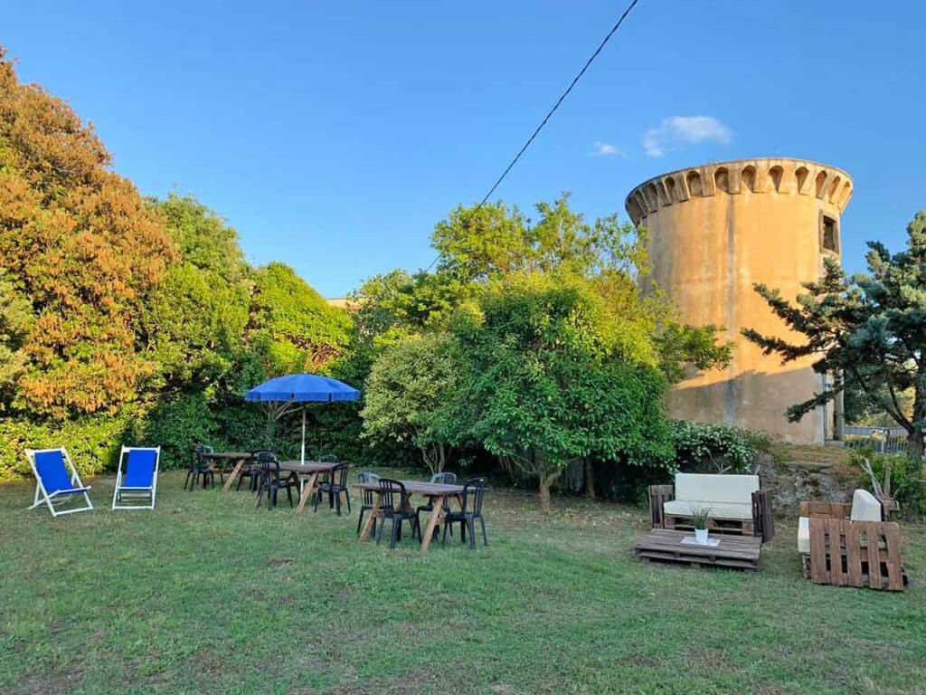 Un dettaglio del Parco del Mulino a Livorno.