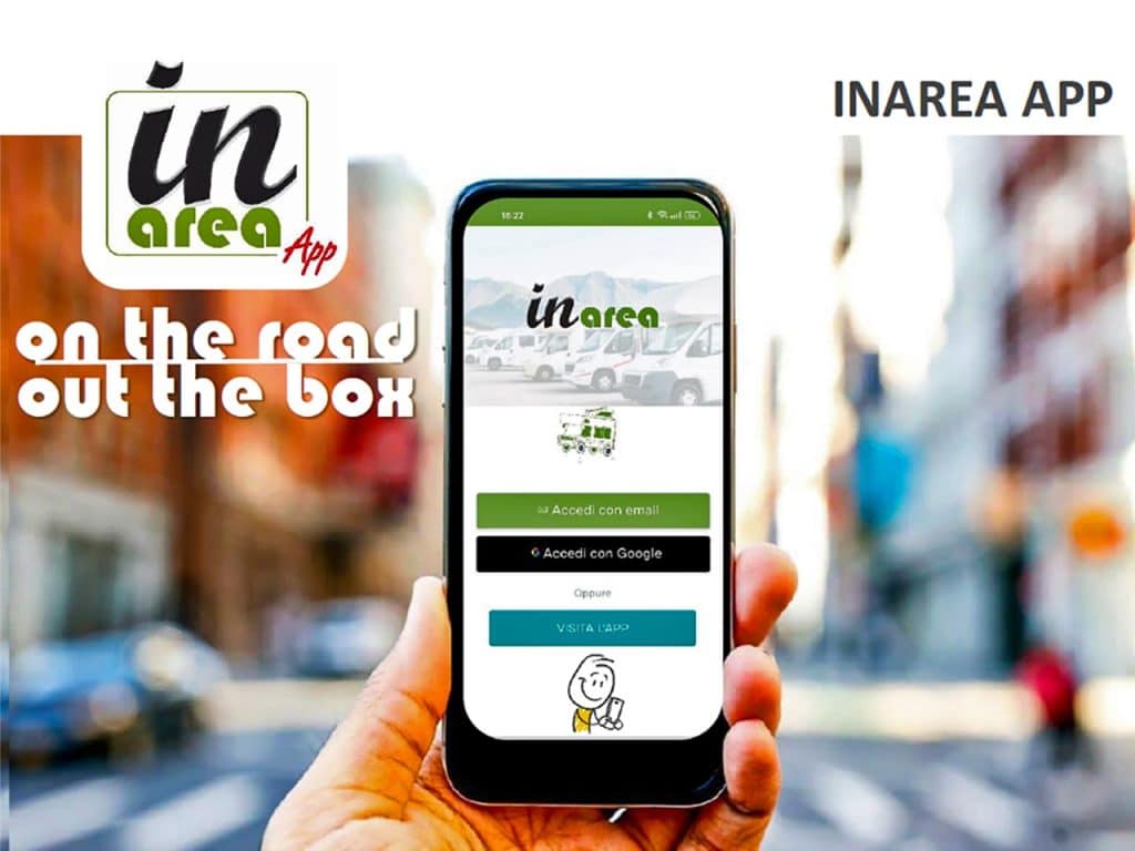 Il Login a Inarea App, a cui puoi accedere con l'Abbonamento Premium grazie agli sconti del Club.