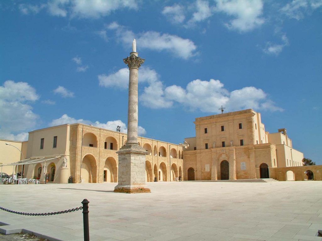 La basilica santuario di Santa Maria de Finibus Terrae a Santa Maria di Leuca.