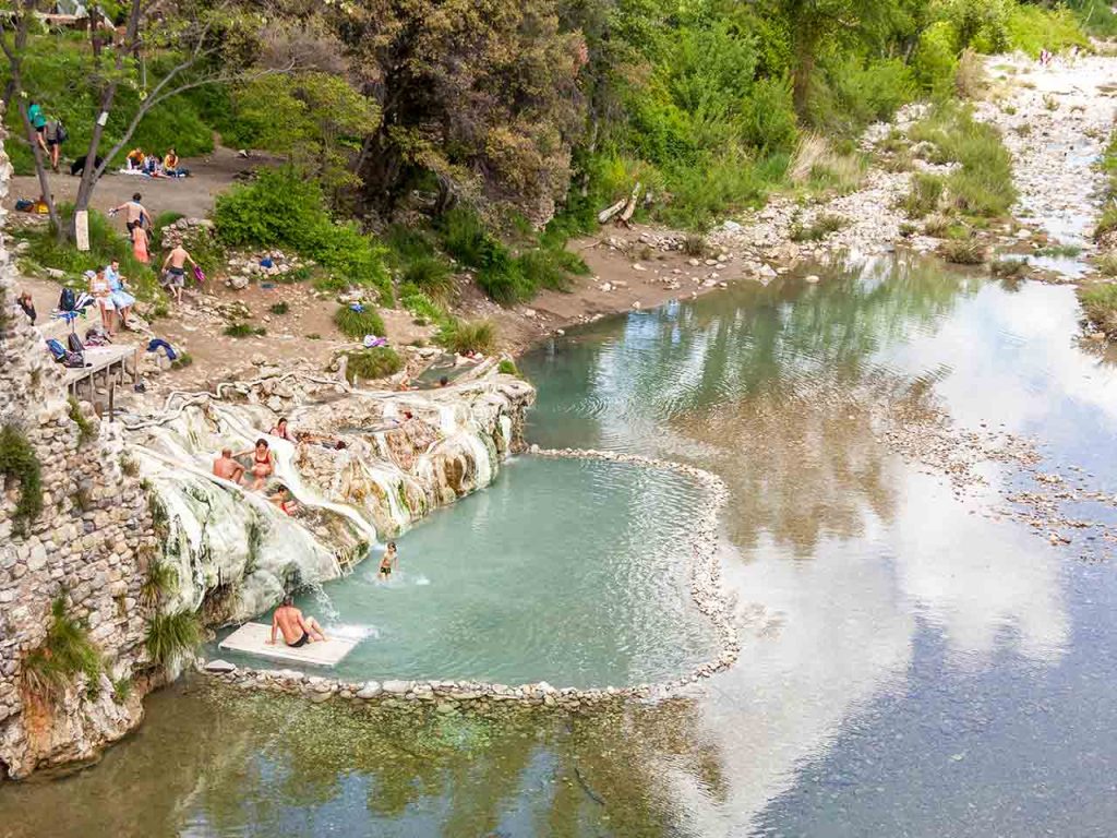 I Bagni di Petriolo nei pressi di Monticiano.