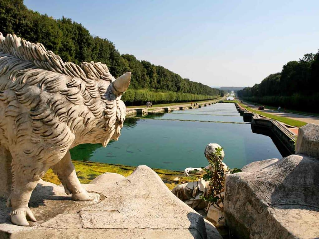 Il Parco Reale della Reggia di Caserta.