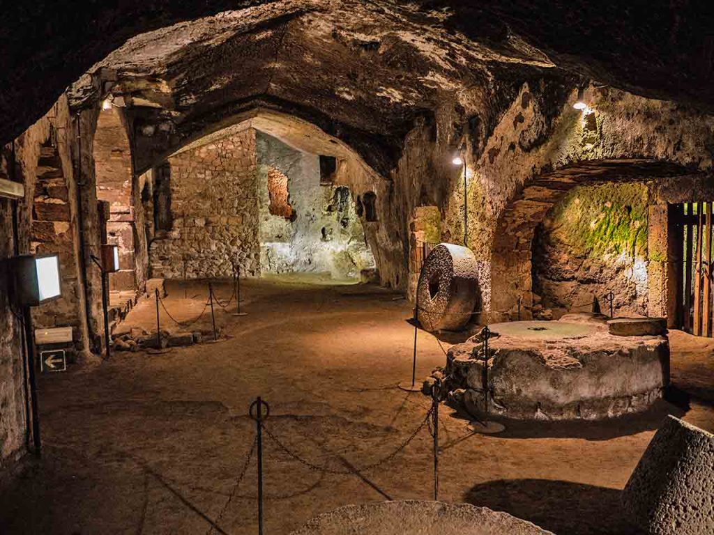 Uno scorcio della Orvieto sotterranea.