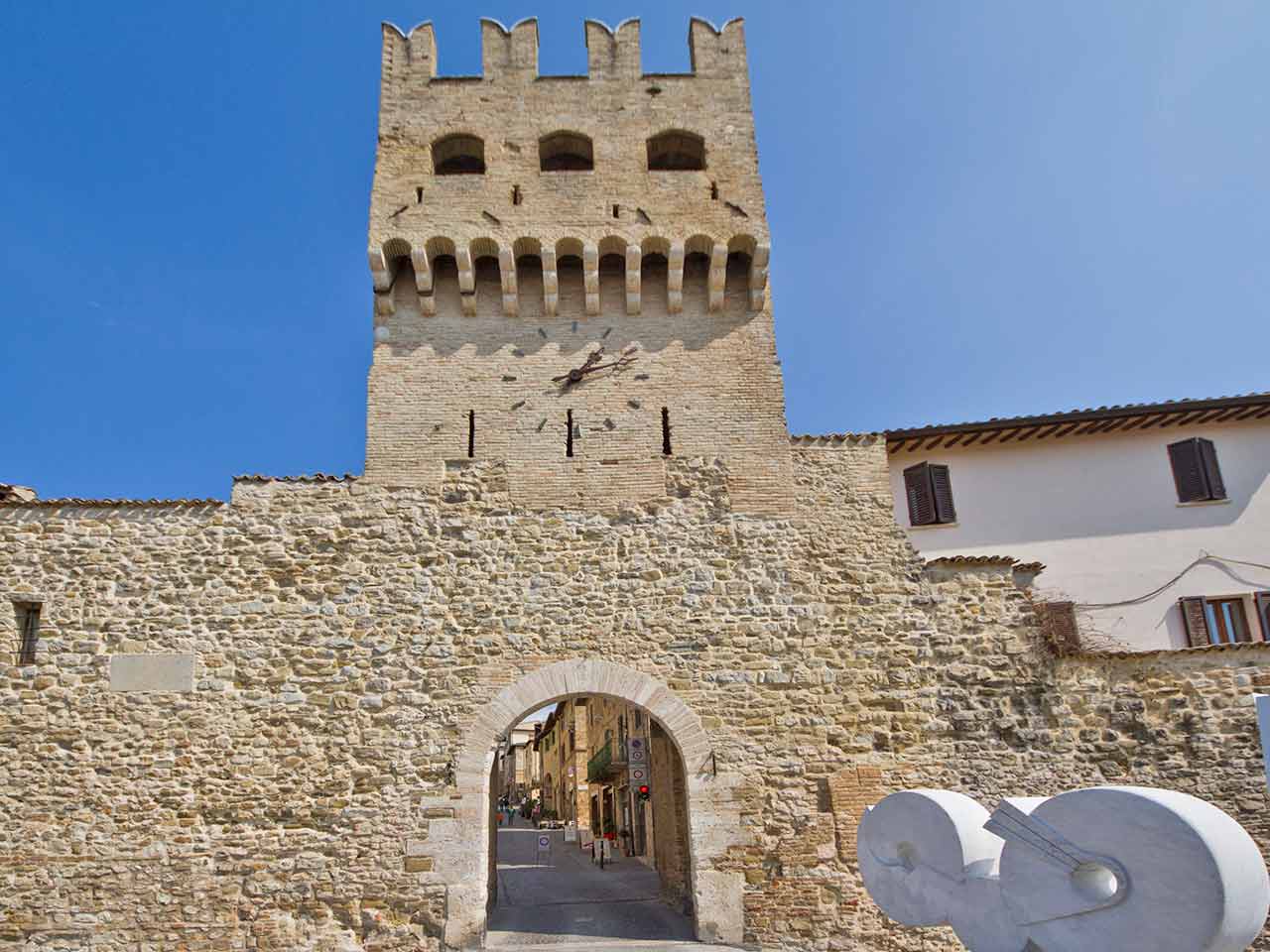 Porta Sant'Agostino a Montefalco - Weekend in camper in Umbria
