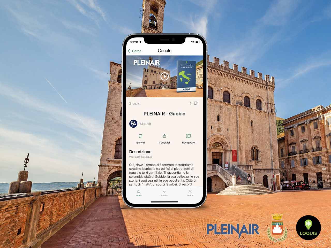 Ecco i nuovi podcast gratuiti di PleinAir dedicati a Gubbio.