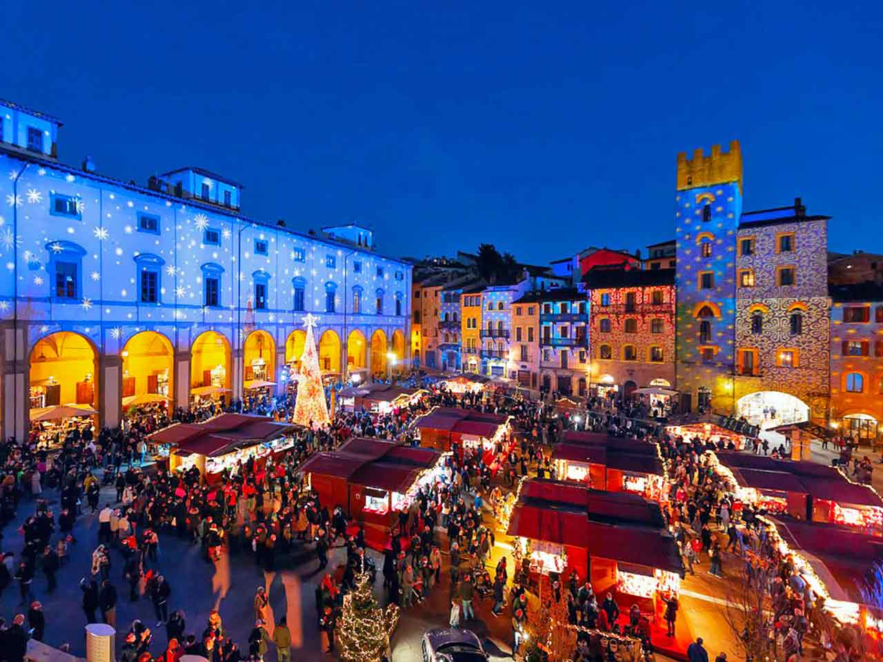 Il Mercato Tirolese in Piazza Grande ad Arezzo - Dove andare per il ponte dell'Immacolata.