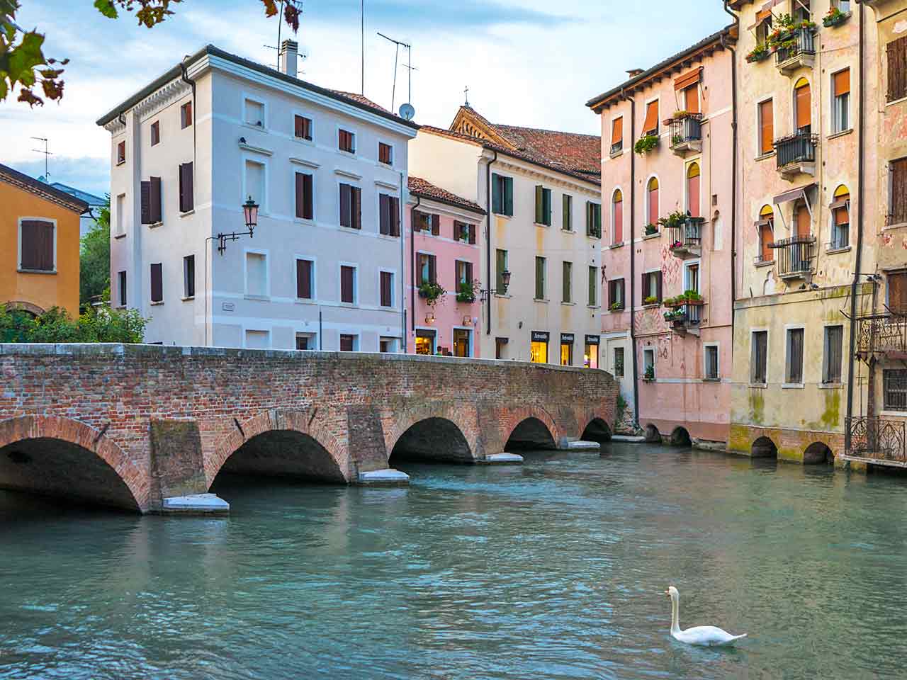 Il fiume Sile a Treviso - Un weekend in camper a Treviso e dintorni.