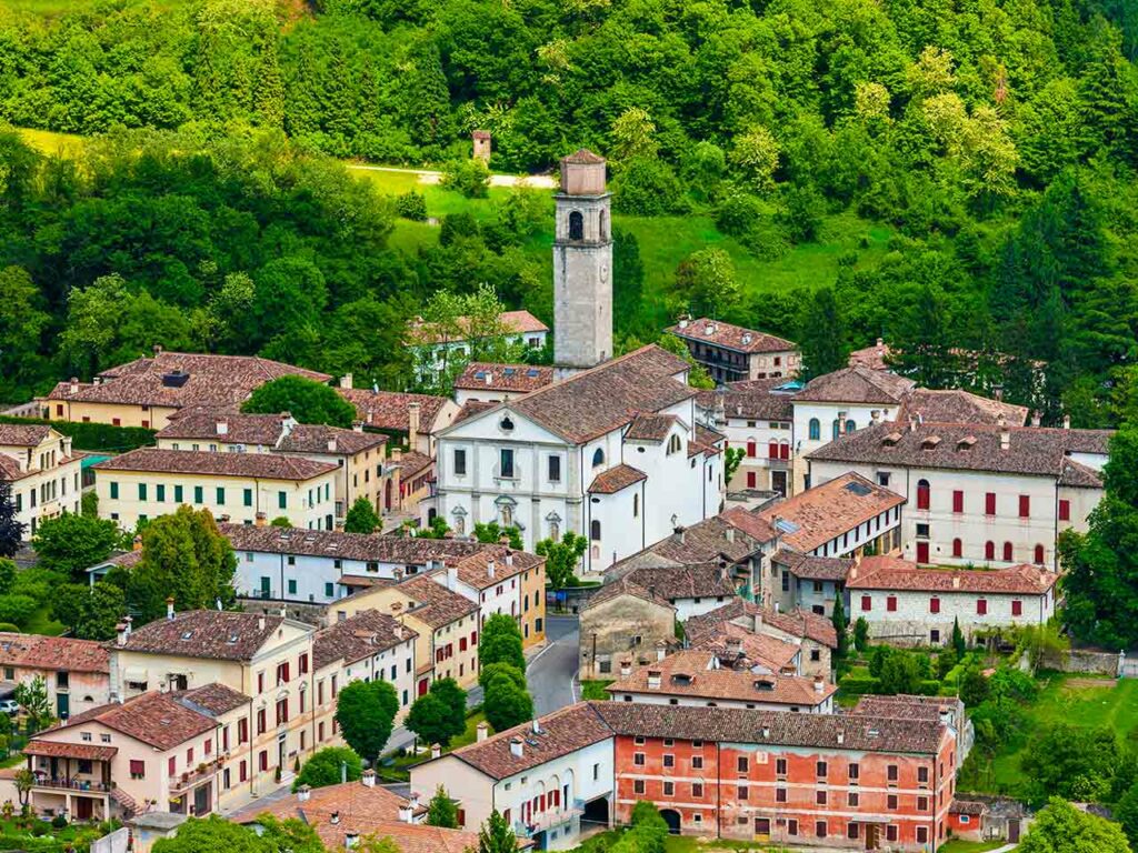 Panorama di Cison di Valmarino