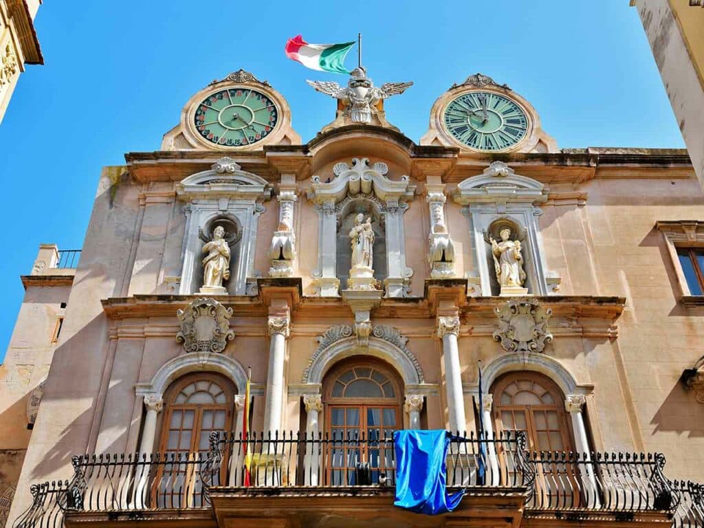 Palazzo Cavarretta o Palazzo Senatorio a Trapani.