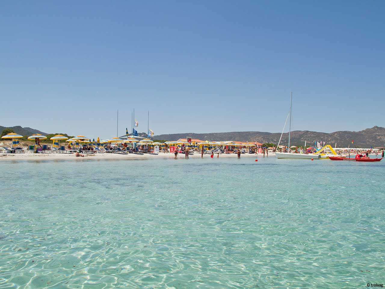Sardegna in camper sulla costa orientale: Spiaggia La Cinta a San Teodoro