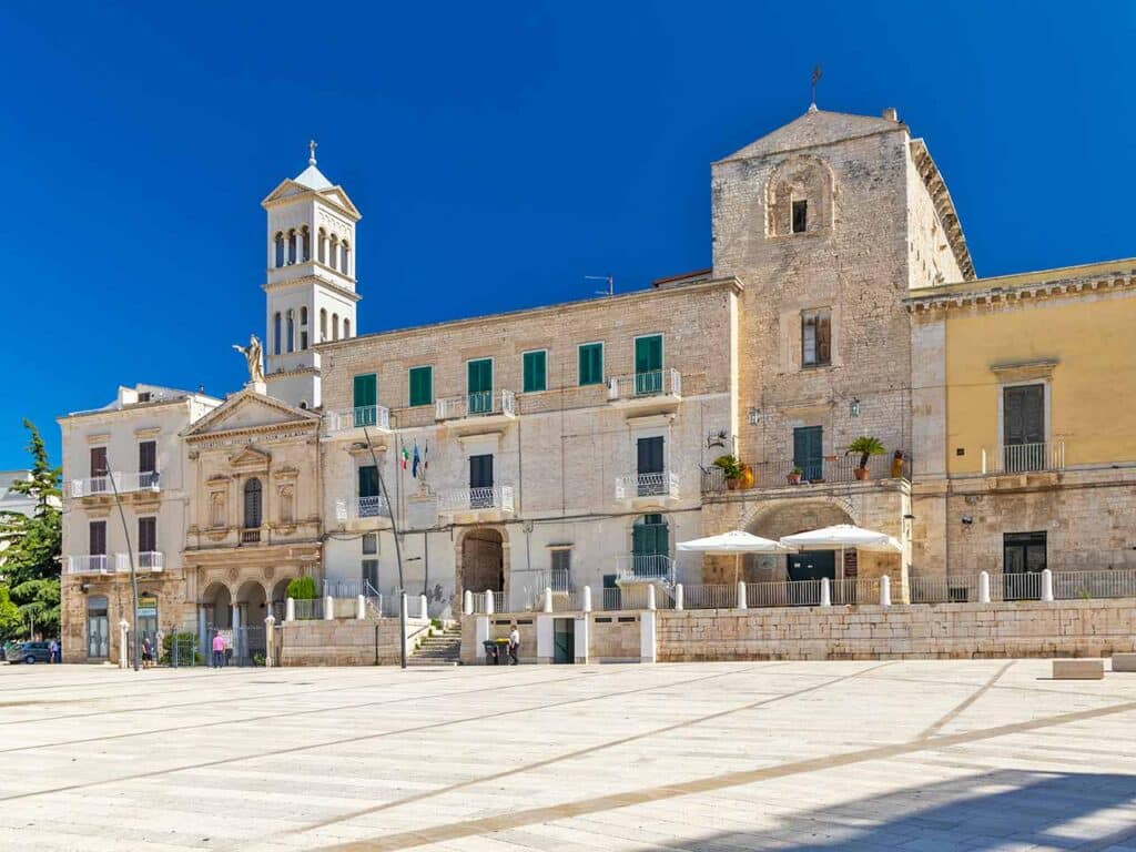 I resti del castello di Ruvo di Puglia.
