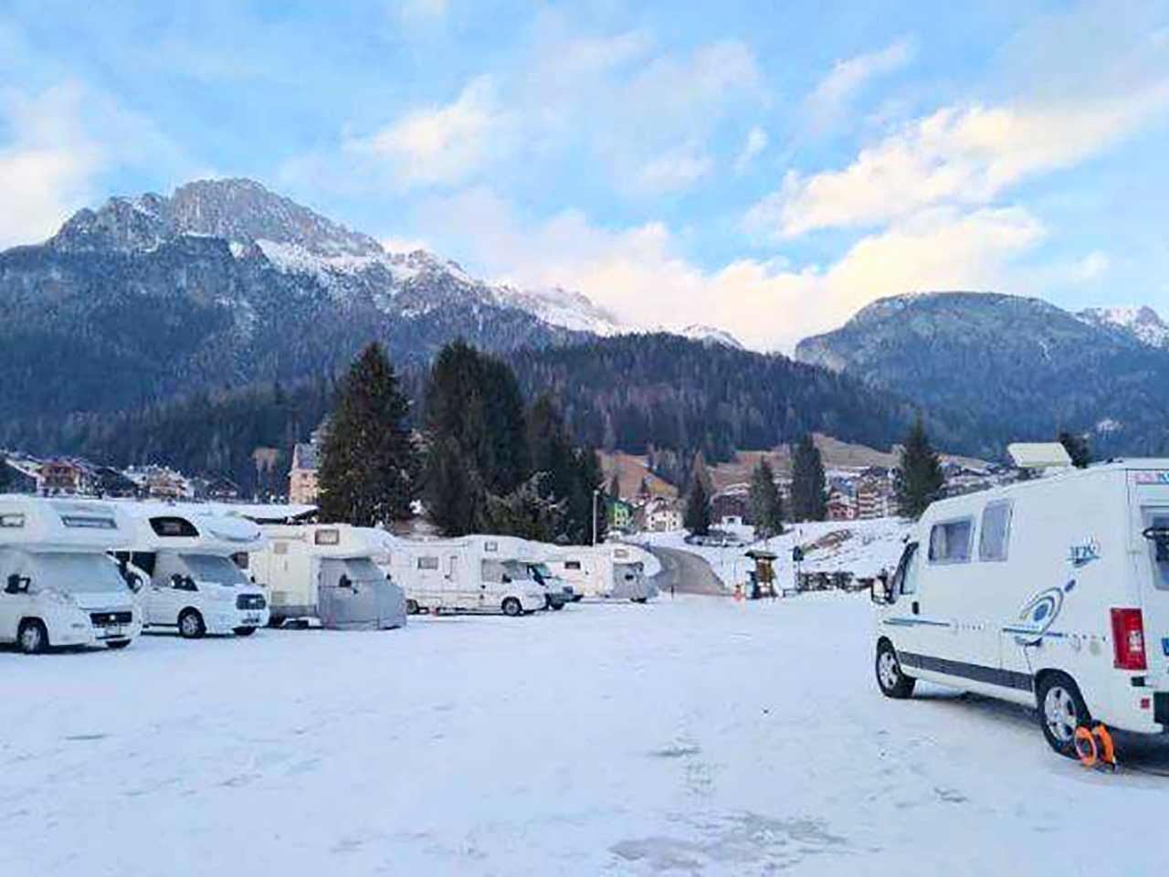 Area sosta camper sappada