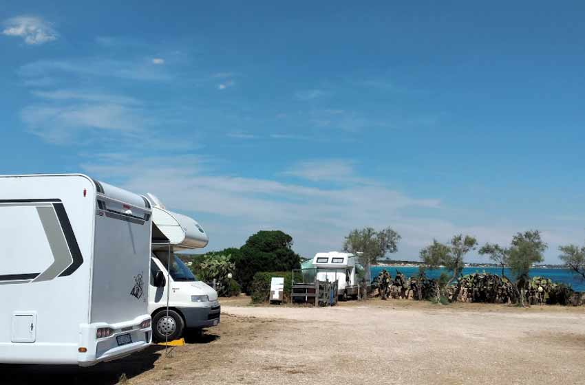 Area camper 'il saraceno' punta prosciutto