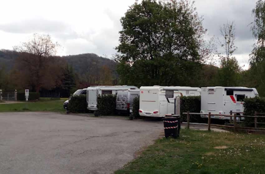 Area camper del comune di ameno
