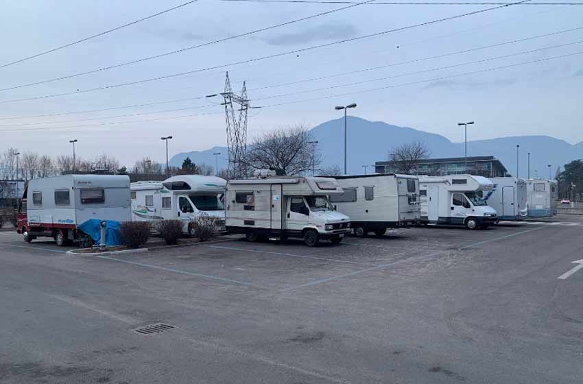 Area camper - bolzano cimitero