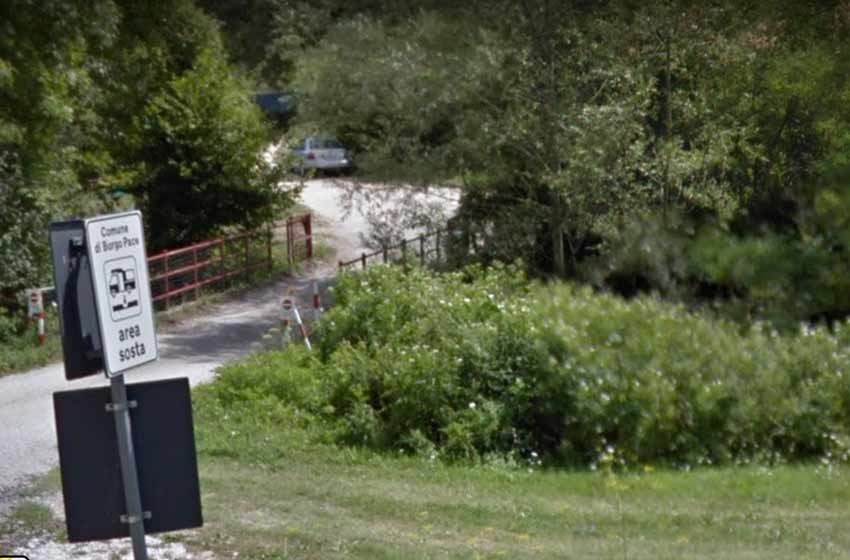Area sosta camper borgo pace