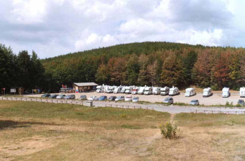 Parcheggio passo della calla
