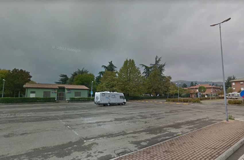 Parcheggio camper parco don reverberi