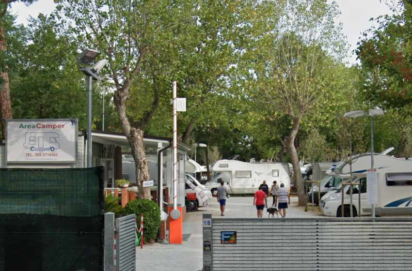 L'Area Camper Cesenatico, uno dei luoghi dove sostare a Cesenatico in camper suggeriti dal PLEINAIRCLUB.