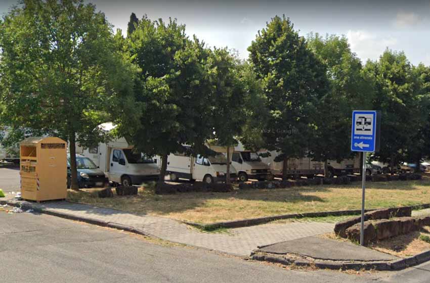 Sosta camper civita castellana