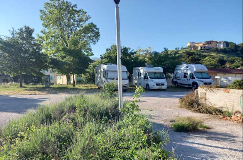 Area sosta camper foligno