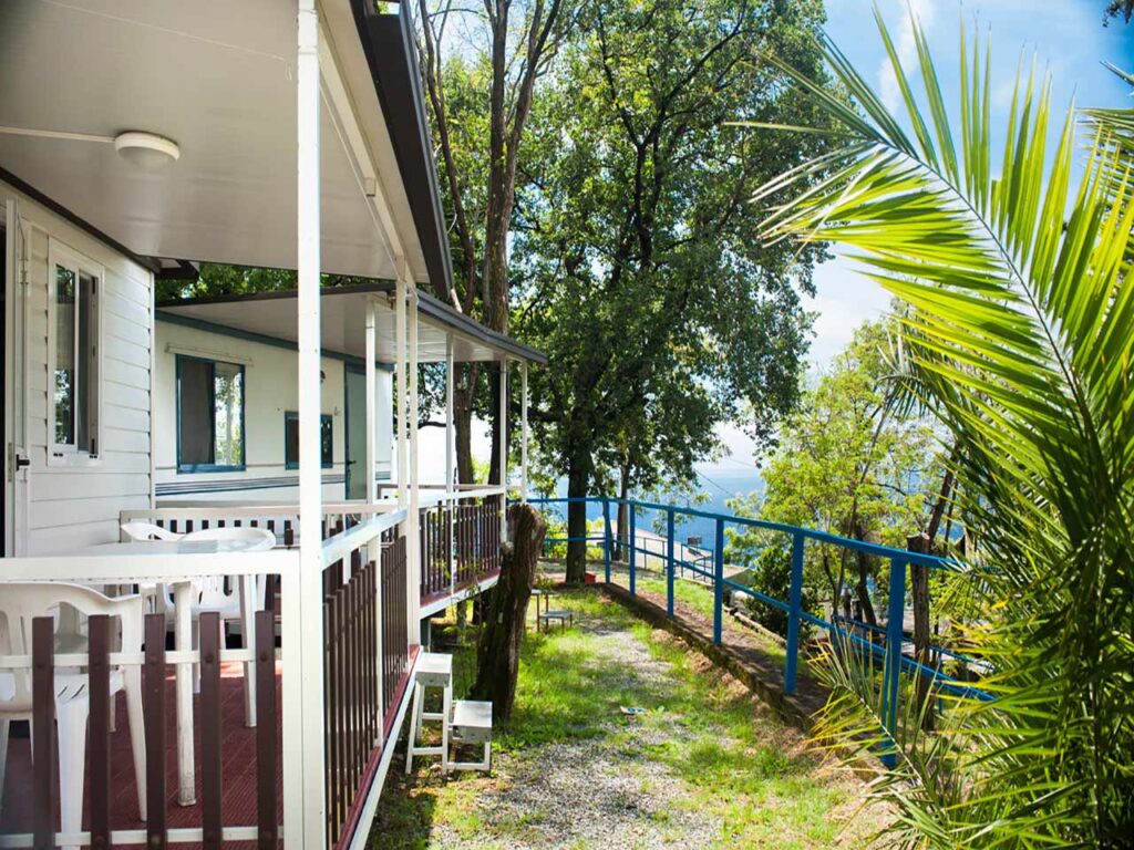 Il Camping Genova Est a Bogliasco (GE).