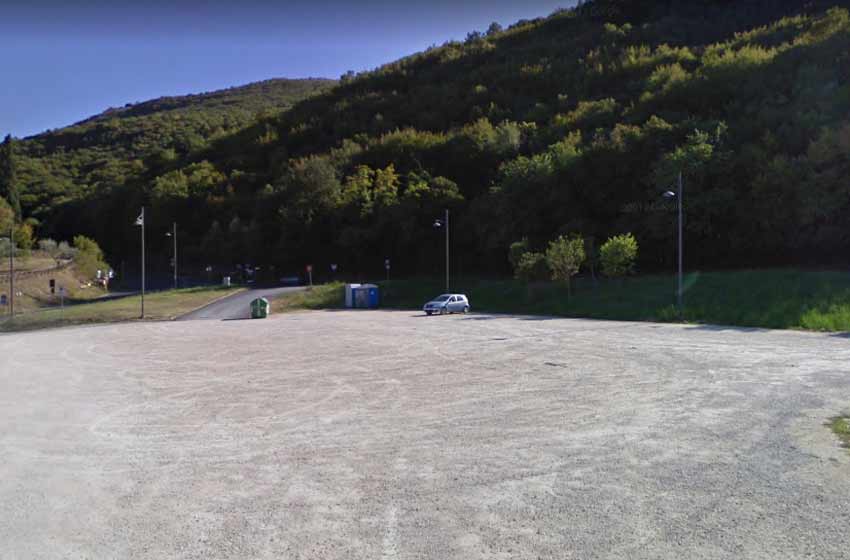 Parcheggio abbazia di s. maria di farfa