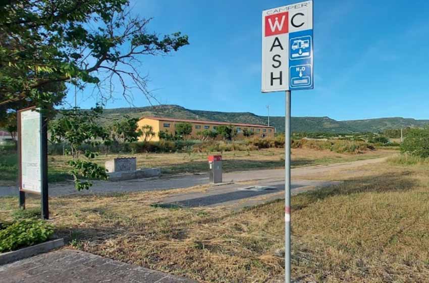 Area sosta camper gonnosno'