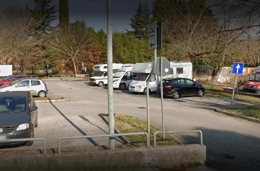 Aree sosta camper in Friuli Venezia Giulia: il punto sosta di Gradisca d'Isonzo (GO).