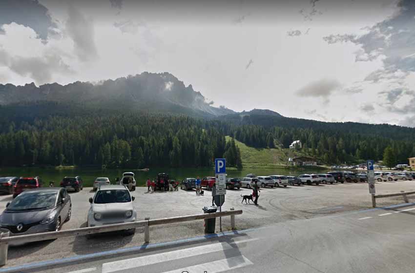 Area sosta camper misurina