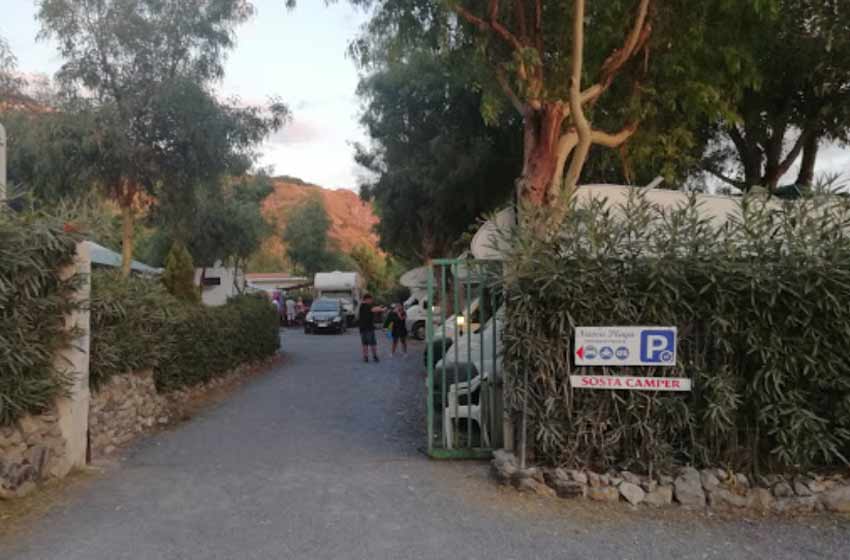 Area sosta camper nuova playa - san nicola arcella