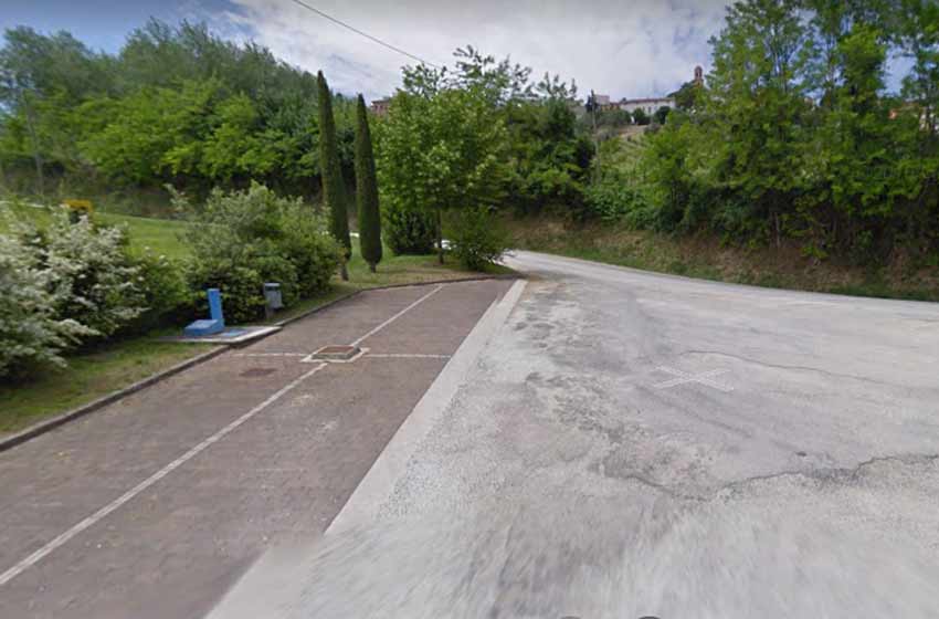 Sosta camper orciano