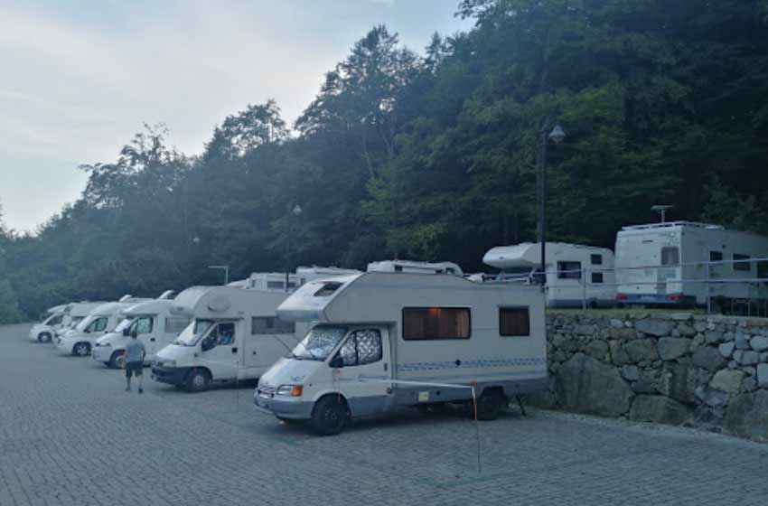 Area camper - santuario di oropa