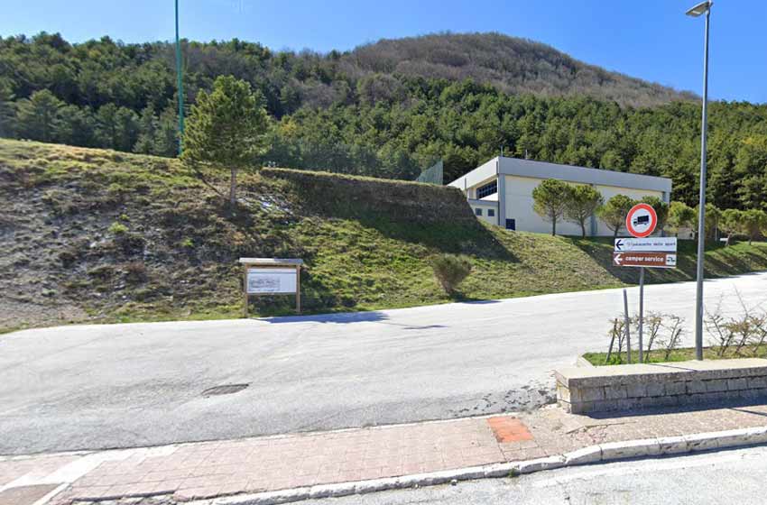 Area di sosta camper pietrabbondante