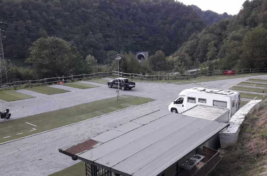 Parco delle dune sosta camper