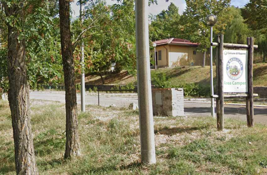 Area sosta camper rapone