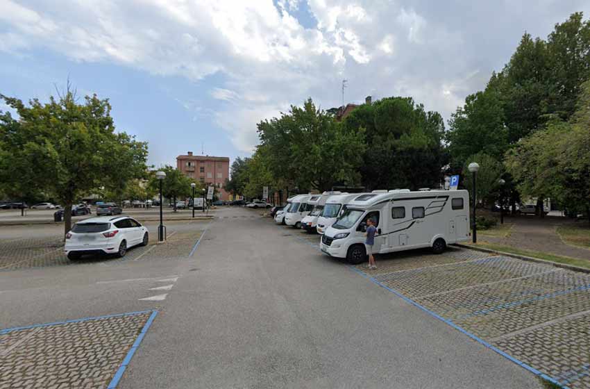 Parcheggio camper della resistenza