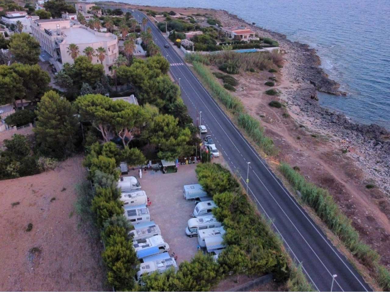 Sosta camper baia d'argento