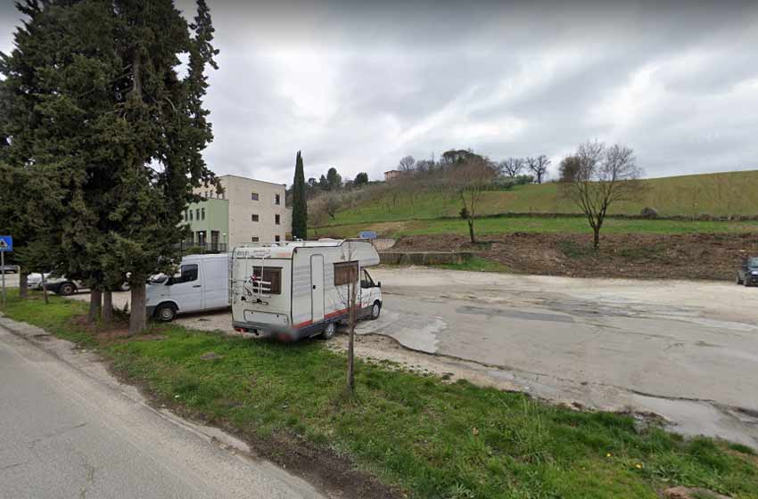 Area sosta camper spoleto