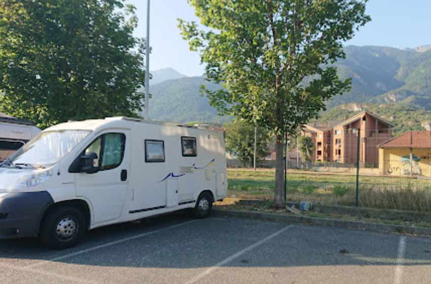 Area sosta camper susa