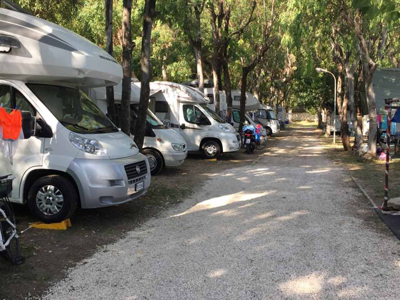 Camping seaside