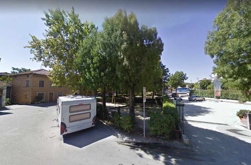Area sosta camper tolentino