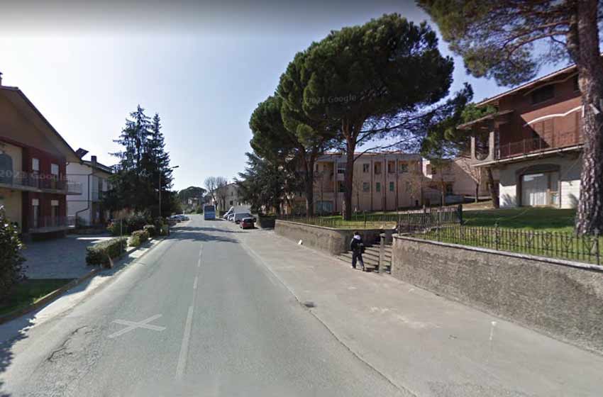 Area sosta camper trestina