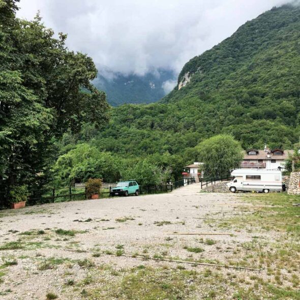 Area sosta lago di tenno