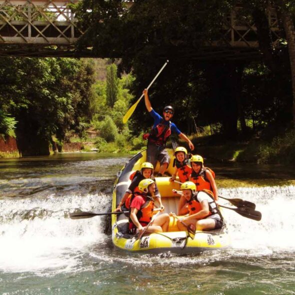 Pollino rafting camping