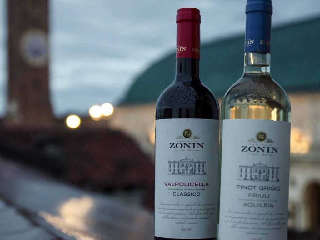 Gli sconti nelle cantine per il vino: l'Azienda Vitivinicola Zonin a Gambellara (VI).