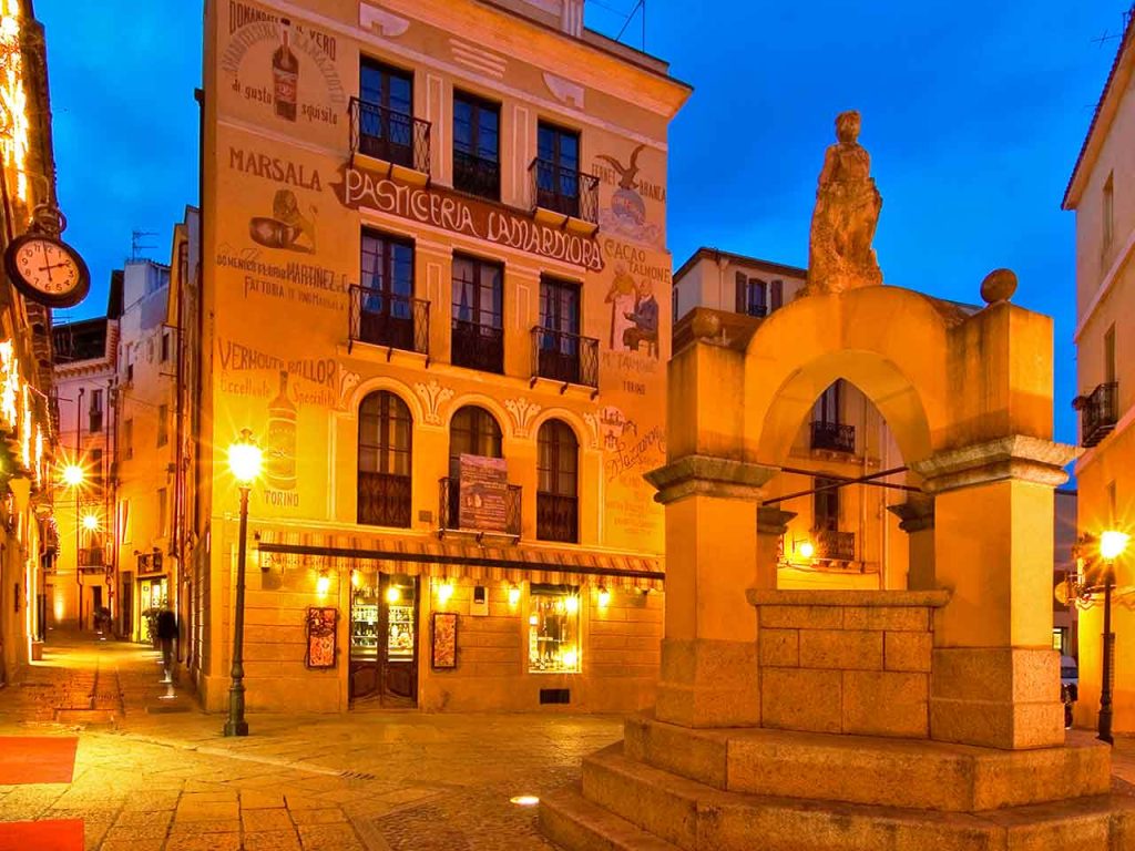 Uno scorcio di Iglesias, borgo della Sardegna dove si festeggia ancora Is Animeddas.
