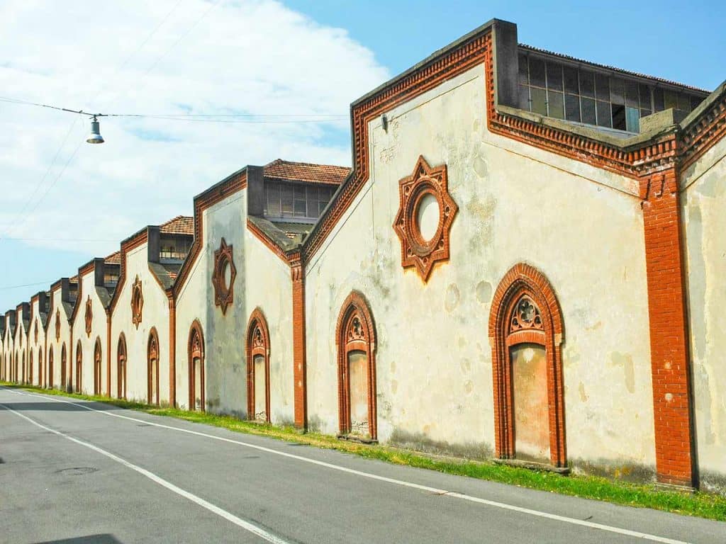 Cosa vedere in camper a Bergamo e dintorni: la fabbrica di Crespi d'Adda.